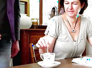 Mom Drinks Cum In Coffee