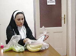 Young nun was very sinful and need to be punished